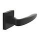Intersteel Deurklink Zeus op vierkant rozet mat zwart Intersteel Deurklink Zeus op vierkant rozet mat zwart
