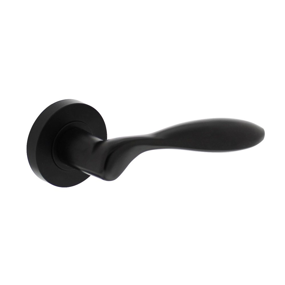 Intersteel Deurklink George op rozet mat zwart - deurbeslag voor binnendeur - Intersteel Intersteel Deurklink George op rozet mat zwart - deurbeslag voor binnendeur - Intersteel