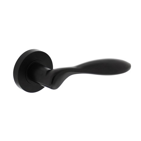 Intersteel Deurklink George op rozet mat zwart - deurbeslag voor binnendeur - Intersteel Intersteel Deurklink George op rozet mat zwart - deurbeslag voor binnendeur - Intersteel