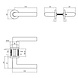 Intersteel Deurklink Broome op rozet aluminium zwart Intersteel Deurklink Broome op rozet aluminium zwart
