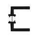 Intersteel Deurklink Broome op rozet aluminium zwart Intersteel Deurklink Broome op rozet aluminium zwart