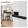 Intersteel Deurklink Broome op rozet aluminium zwart Intersteel Deurklink Broome op rozet aluminium zwart