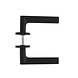 Intersteel Deurklink Tiga met rozet mat zwart Intersteel Deurklink Tiga met rozet mat zwart