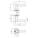 Intersteel Deurklink L/L Bol met ronde rozet mat zwart Intersteel Deurklink L/L Bol met ronde rozet mat zwart