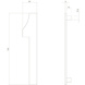 Intersteel Huisnummer 1 hoogte 15 cm RVS/mat zwart Intersteel Huisnummer 1 hoogte 15 cm RVS/mat zwart