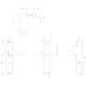 Intersteel Voordeurbeslag SKG3 72mm kerntrekbeveiliging zwart RVS Intersteel Voordeurbeslag SKG3 72mm kerntrekbeveiliging zwart RVS