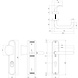Intersteel Voordeurbeslag SKG3 92mm kerntrekbeveiliging zwart RVS Intersteel Voordeurbeslag SKG3 92mm kerntrekbeveiliging zwart RVS