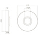 Intersteel Voordeurset veiligheidsbeslag SKG3 rond rozet kerntrekbeveiliging zwart RVS Intersteel Voordeurset veiligheidsbeslag SKG3 rond rozet kerntrekbeveiliging zwart RVS