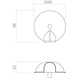 Intersteel Deurstopper bol 65mm met nokken geborsteld RVS Intersteel Deurstopper bol 65mm met nokken geborsteld RVS