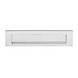 Intersteel Brievenbus met klep en regenrand chroom Intersteel Brievenbus met klep en regenrand chroom