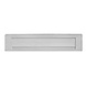 Intersteel Brievenbus met klep en regenrand geborsteld RVS Intersteel Brievenbus met klep en regenrand geborsteld RVS