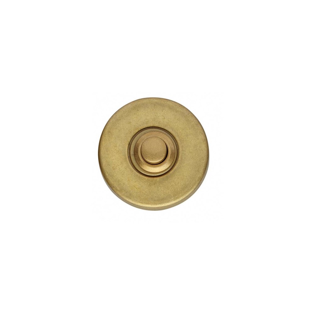 Intersteel Deurbel rond verdekt messing getrommeld Intersteel Deurbel rond verdekt messing getrommeld