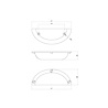 Intersteel Komgreep 97mm mat zwart - voor kast of lade - Intersteel Intersteel Komgreep 97mm mat zwart - voor kast of lade - Intersteel
