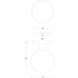 Intersteel Deurknop bol 75mm eenzijdige montage geborsteld RVS Intersteel Deurknop bol 75mm eenzijdige montage geborsteld RVS