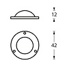Intersteel Afdekplaatje deurknop mat zwart - deurbeslag voor binnendeur - Intersteel Intersteel Afdekplaatje deurknop mat zwart - deurbeslag voor binnendeur - Intersteel