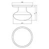 Intersteel Deurknop zwaar messing getrommeld - deurbeslag voor binnendeur - Intersteel Intersteel Deurknop zwaar messing getrommeld - deurbeslag voor binnendeur - Intersteel