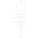 Intersteel Deurknop rond op rozet geborsteld RVS Intersteel Deurknop rond op rozet geborsteld RVS