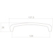 Intersteel Meubelgreep bloem 138 mm grijs Intersteel Meubelgreep bloem 138 mm grijs