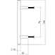 Intersteel Meubelgreep 146mm geborsteld RVS Intersteel Meubelgreep 146mm geborsteld RVS