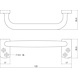 Intersteel Meubelgreep 122mm chroom Intersteel Meubelgreep 122mm chroom