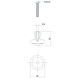 Intersteel Meubelknop 30mm smeedijzer zwart Intersteel Meubelknop 30mm smeedijzer zwart