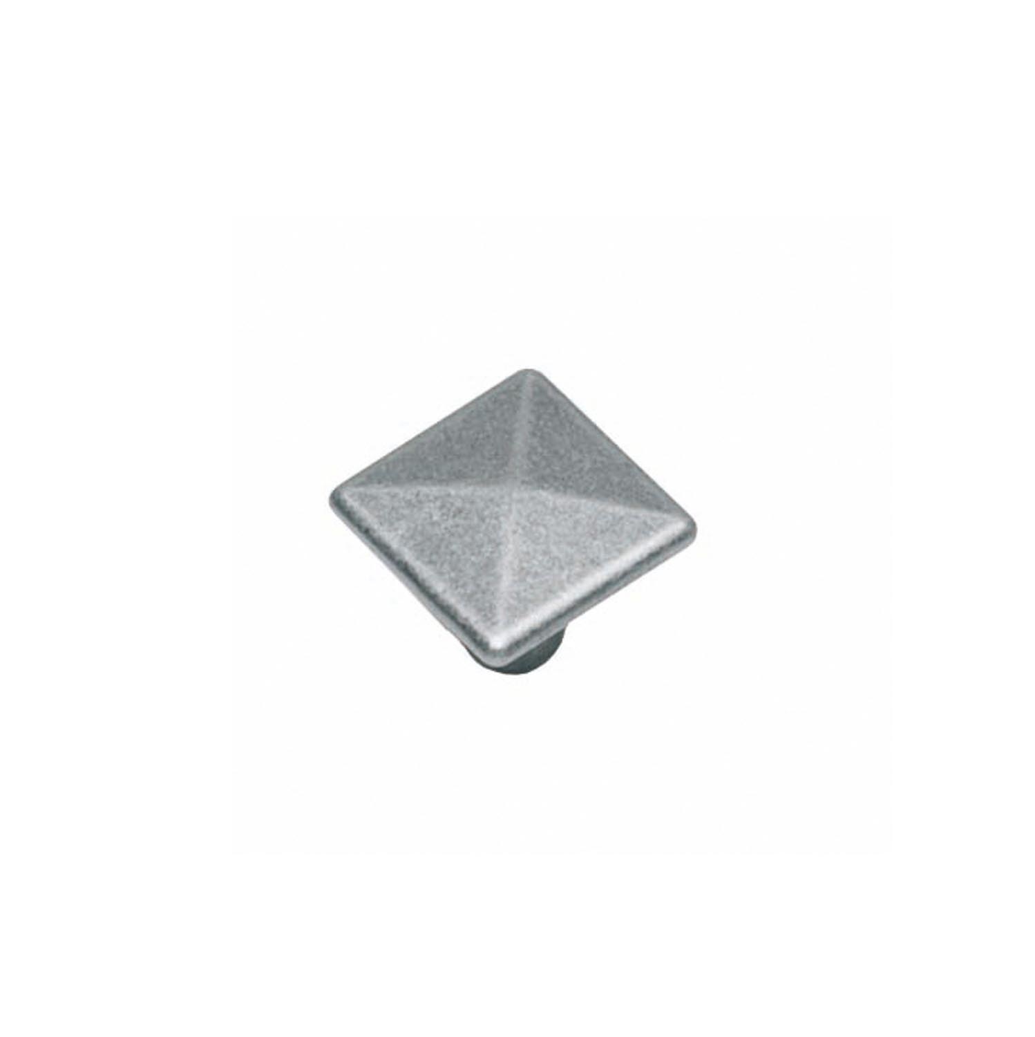 Intersteel Meubelknop vierkant 26mm oud grijs