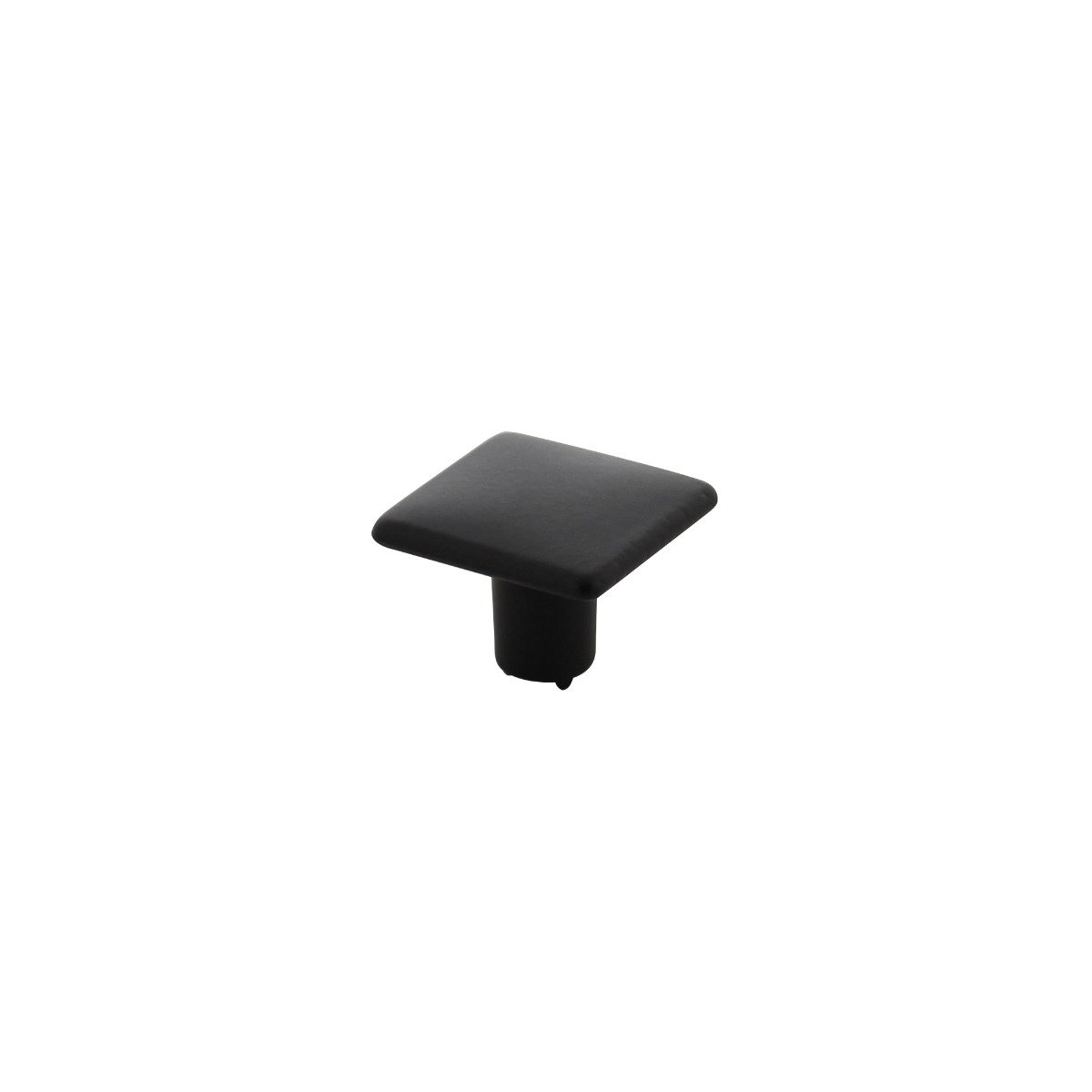 Intersteel Meubelknop vierkant 26 x 26mm mat zwart