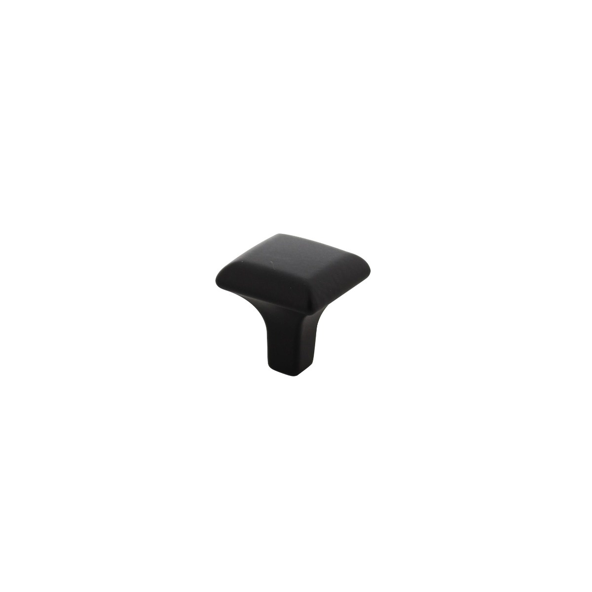 Intersteel Meubelknop vierkant 25 x 25mm mat zwart