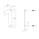 Intersteel Huisnummer 1 150x2mm geborsteld RVS Intersteel Huisnummer 1 150x2mm geborsteld RVS