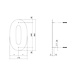 Intersteel Huisnummer 0 XL hoogte 30 cm geborsteld RVS Intersteel Huisnummer 0 XL hoogte 30 cm geborsteld RVS