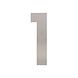Intersteel Huisnummer 1 XL hoogte 30 cm geborsteld RVS Intersteel Huisnummer 1 XL hoogte 30 cm geborsteld RVS