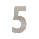 Intersteel Huisnummer 5 XL hoogte 30 cm geborsteld RVS Intersteel Huisnummer 5 XL hoogte 30 cm geborsteld RVS
