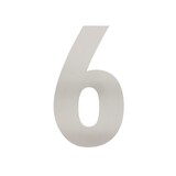 Intersteel Huisnummer 6 XL hoogte 30 cm geborsteld RVS Intersteel Huisnummer 6 XL hoogte 30 cm geborsteld RVS