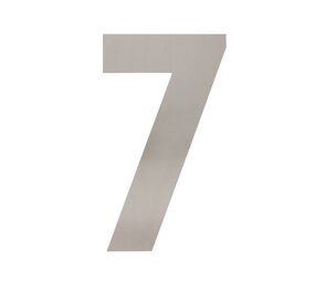 Intersteel Huisnummer 7 XL hoogte 30 cm geborsteld RVS