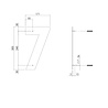 Intersteel Huisnummer 7 XL hoogte 30 cm geborsteld RVS Intersteel Huisnummer 7 XL hoogte 30 cm geborsteld RVS