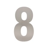 Intersteel Huisnummer 8 XL hoogte 30 cm geborsteld RVS Intersteel Huisnummer 8 XL hoogte 30 cm geborsteld RVS