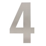 Intersteel Huisnummer 4 XXL hoogte 50 cm geborsteld RVS Intersteel Huisnummer 4 XXL hoogte 50 cm geborsteld RVS