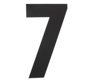 Intersteel Huisnummer 7 XXL hoogte 50 cm RVS/mat zwart Intersteel Huisnummer 7 XXL hoogte 50 cm RVS/mat zwart