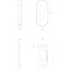 Intersteel Veiligheid-schuifrozet ovaal geborsteld RVS Intersteel Veiligheid-schuifrozet ovaal geborsteld RVS