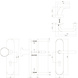Intersteel Veiligheidsbeslag SKG3 ovaal profielcilincergat 72mm messing getrommeld voordeurbeslag Intersteel Veiligheidsbeslag SKG3 ovaal profielcilincergat 72mm messing getrommeld voordeurbeslag