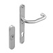 Intersteel Veiligheidsbeslag SKG3 ovaal kerntrekbeveiliging profielcilincergat 92mm smal geborsteld RVS binnenklink voordeurbeslag Intersteel Veiligheidsbeslag SKG3 ovaal kerntrekbeveiliging profielcilincergat 92mm smal geborsteld RVS binnenklink voordeurbeslag
