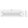 Intersteel Voordeurset veiligheidsbeslag SKG3 vierkant rozet kerntrekbeveiliging geborsteld RVS Intersteel Voordeurset veiligheidsbeslag SKG3 vierkant rozet kerntrekbeveiliging geborsteld RVS