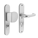 Intersteel Veiligheidsbeslag SKG3 ovaal kerntrekbeveiliging profielcilincergat 72mm aluminium voordeurbeslag Intersteel Veiligheidsbeslag SKG3 ovaal kerntrekbeveiliging profielcilincergat 72mm aluminium voordeurbeslag
