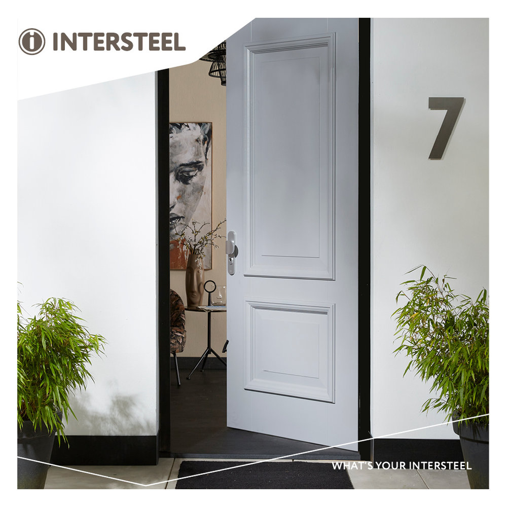 Intersteel Veiligheidsbeslag SKG3 ovaal kerntrekbeveiliging profielcilincergat 72mm aluminium voordeurbeslag