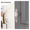 Intersteel Veiligheidsbeslag SKG3 ovaal kerntrekbeveiliging profielcilincergat 72mm aluminium voordeurbeslag
