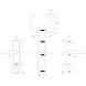 Intersteel Veiligheidsbeslag SKG3 ovaal kerntrekbeveiliging profielcilincergat 55mm aluminium achterdeurbeslag Intersteel Veiligheidsbeslag SKG3 ovaal kerntrekbeveiliging profielcilincergat 55mm aluminium achterdeurbeslag