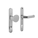 Intersteel Veiligheidsbeslag SKG3 ovaal smal schild kerntrekbeveiliging profielcilincergat 92mm aluminium voordeurbeslag Intersteel Veiligheidsbeslag SKG3 ovaal smal schild kerntrekbeveiliging profielcilincergat 92mm aluminium voordeurbeslag