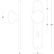 Intersteel Deurknop Paddenstoel op schild sleutelgat 56mm geborsteld RVS Intersteel Deurknop Paddenstoel op schild sleutelgat 56mm geborsteld RVS