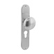 Intersteel Deurknop Paddenstoel op schild cilindergat 55mm geborsteld RVS Intersteel Deurknop Paddenstoel op schild cilindergat 55mm geborsteld RVS
