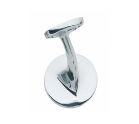 Intersteel Trapleuning houder vlak zadel chroom Intersteel Trapleuning houder vlak zadel chroom